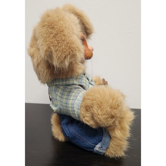 Vintage Robert Raikes Original "53417 Dylan Rabbit" Wooden Face Doll w/ tags - Picture 4 of 11